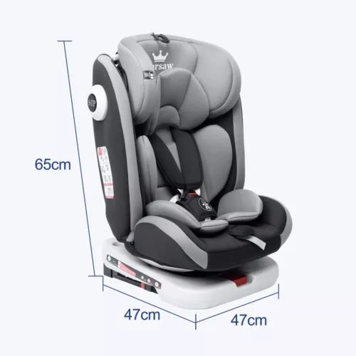 ISOFIX Baby Car Seat Child Seat 9-36KG 0-12 Anni Top Tether 5 Point Harness FARSAW - Picture 9 of 10