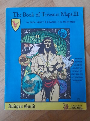 The Book Of Treasure Maps III 3 Judges Guild Dungeons And Dragons