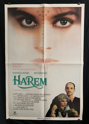 HAREM (Video Promotional, 1987) Movie Poster 27x40 Ben Kingsley