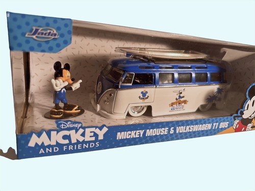 JADA Disney Mickey & Friends - Mickey Mouse & Volkswagen T1 Bus 1:24 Scale - Picture 2 of 5