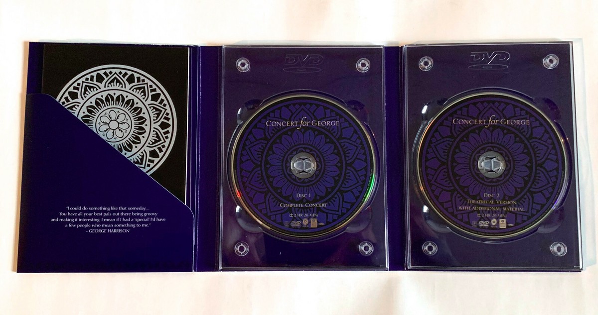 CONCERT FOR GEORGE JAPAN 2DVD 2003 w/OBI & 32p booklet HARRISON