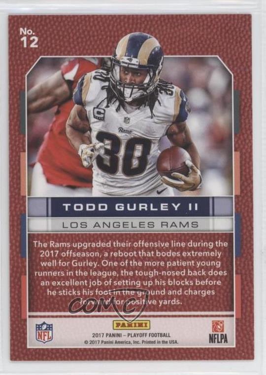 2017 Panini Playoff Boss Hoggs 1st Down /99 Todd Gurley II 12 eBay