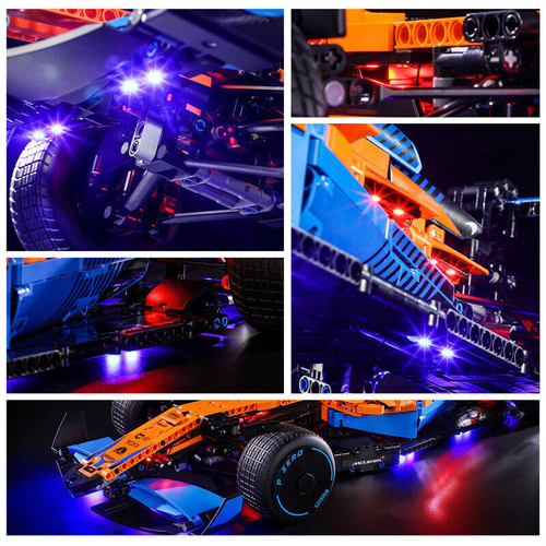 LED Lighting Kit for LEGO 42141 Technic Mclaren Formel 1 Light Kit ONLY, AU - Picture 7 of 12
