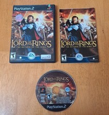 Lord of the Rings Return of King PS2 PlayStation 2 Complete Manual Tested CIB