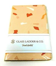 Glass Ladder  Co. Terrazzo Travel Wallet - Vegan Leather - Brand New Ships Free