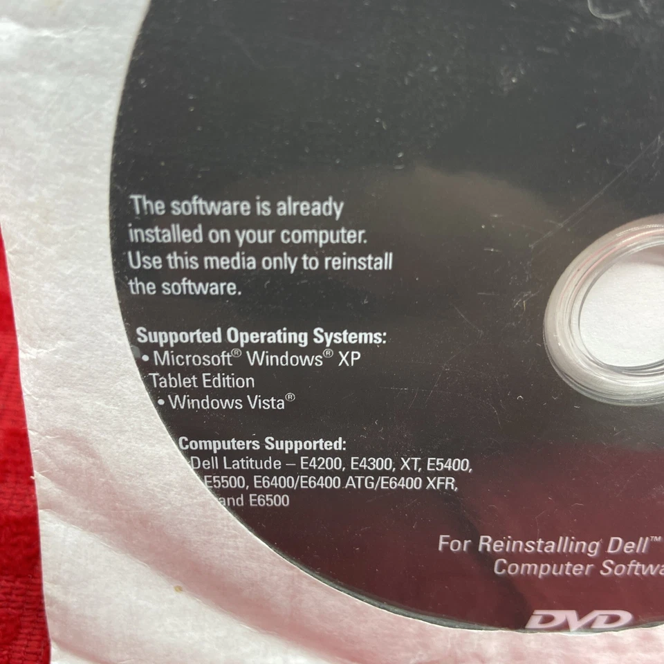 Dell Drivers & Utilities Discs for Latitude 0UN631 GM889 NEW SEALED - Image 4 of 4