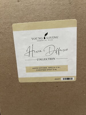 Young Living Haven Diffuser Collection w/ 2 oils Vanilla Christmas spirit NIB $$