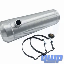 5-1/2 Gallon 8''x26'' Fuel Tank 3/8 NPT Spun Aluminum Gas Tank End Fill For Boat
