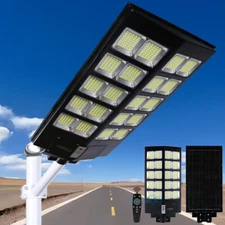 8000W 9900000000LM Extra Large Solar Street Light Parking Lot Road Outdoor Lamp