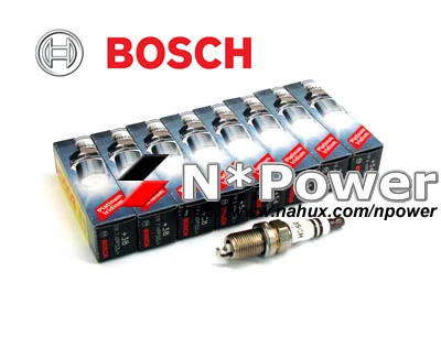 BOSCH IRIDIUM SPARK PLUG X8 FOR MERCEDES C63 AMG W204 CL63 CLK63