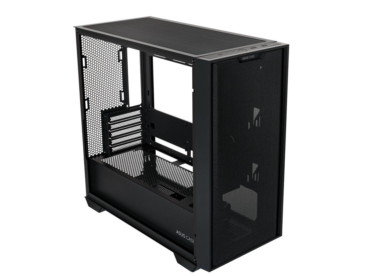 Корпус компьютера ASUS A21Black Micro ATX Сталь Пластик Закаленное стекло