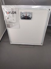 Taylor Bathroom Scale, 300 lb Capacity, Analog Display, Steel Housing Material,