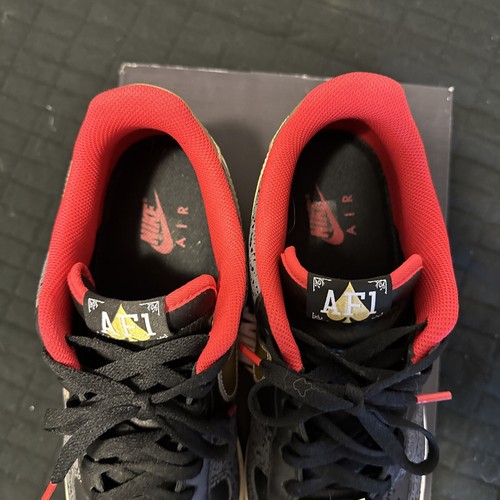 NIKE AIR FORCE 1 LX 'SPADES' KING & QUEEN POKER SHOES… Gem