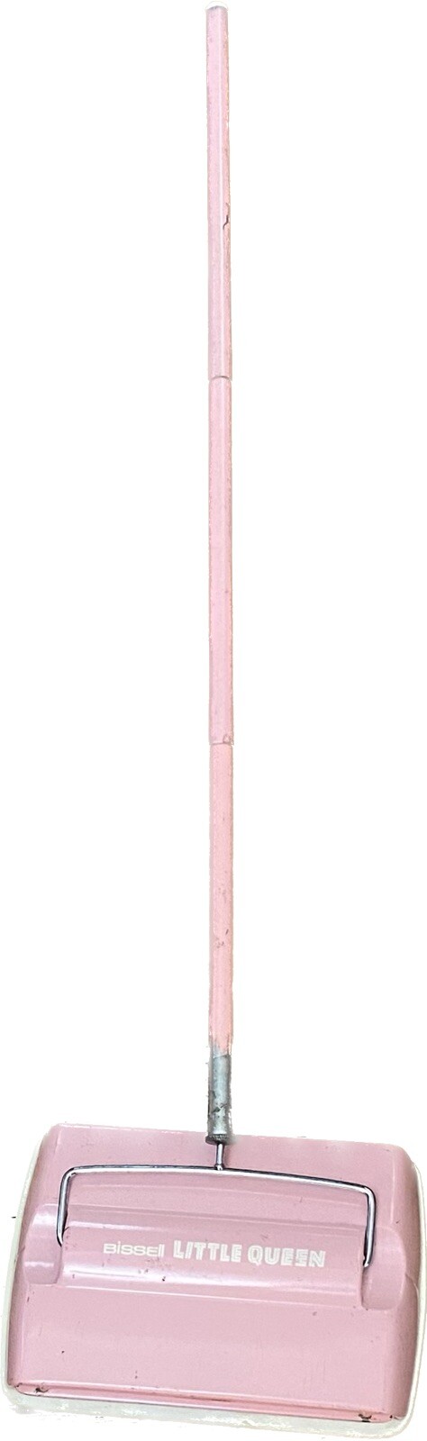 Vintage Pink Bissell Little Queen Toy Carpet Sweeper for Pretend Play