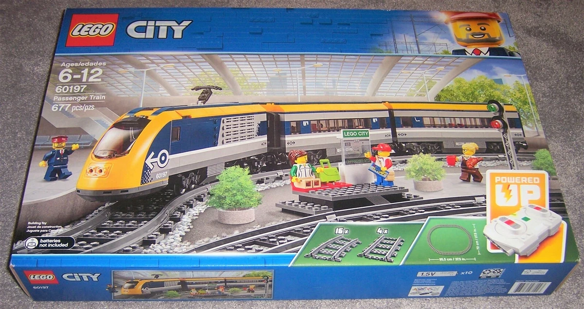 Lego City Town Passenger Train 60197 NEW Building Set Powered Up Bluetooth RC