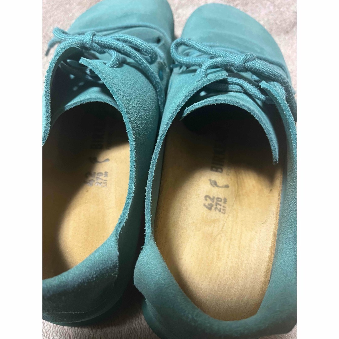 BIRKENSTOCK MONTANA Lace Up Shoes Green Narrow Size 42 JP BIRKENSTOCK MONTANA Lace Up Shoes Green Narrow Size 42 JP