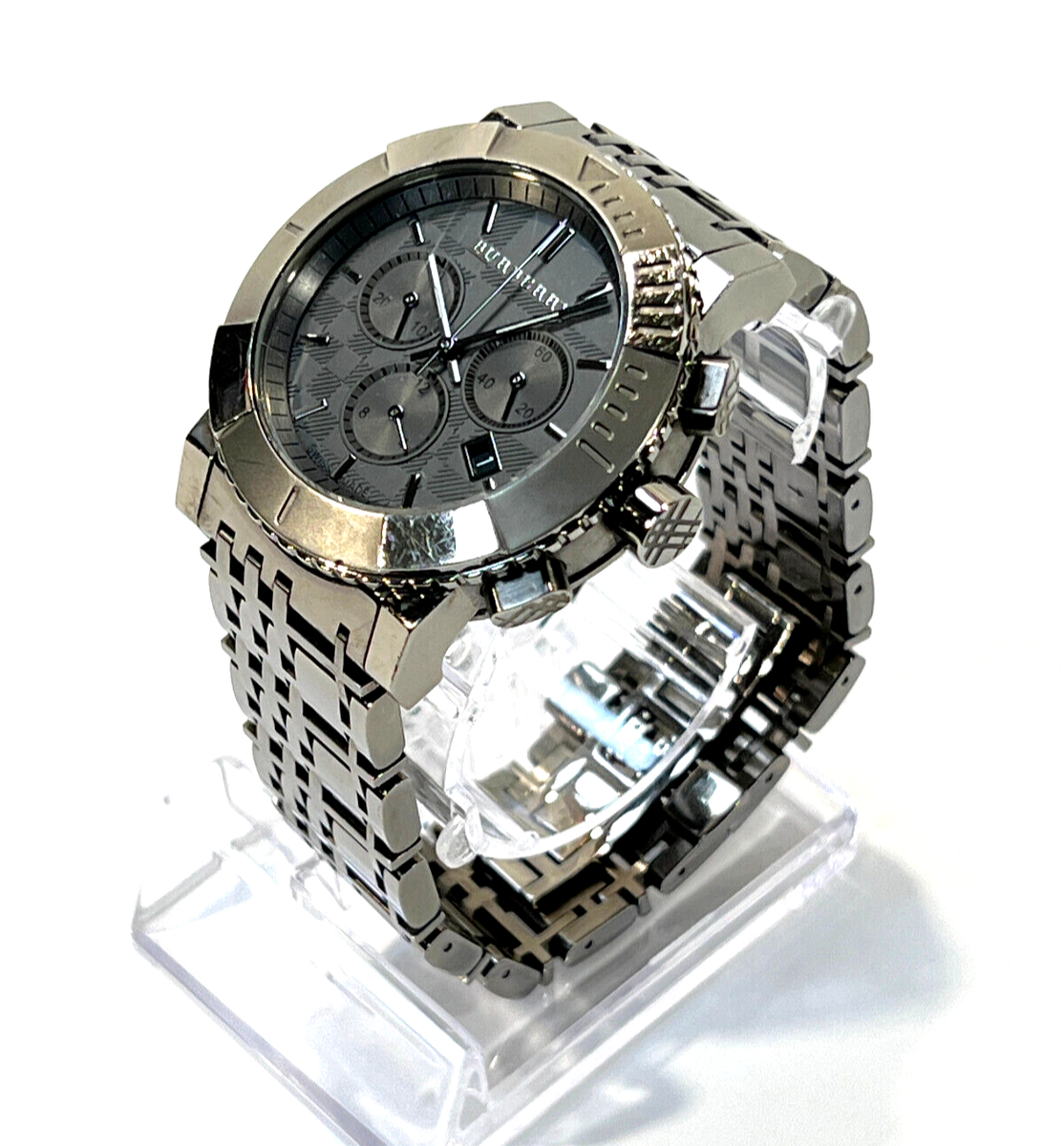 Burberry BU2305 Trench 42mm Chronograph Dark Grey Swiss Burberry BU2305 Trench 42mm Chronograph Dark Grey Swiss