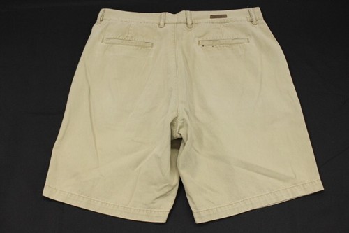 Indigo Palms Men's sz 38 Flat Front Khaki Cotton Twill Shorts - Picture 5 of 8