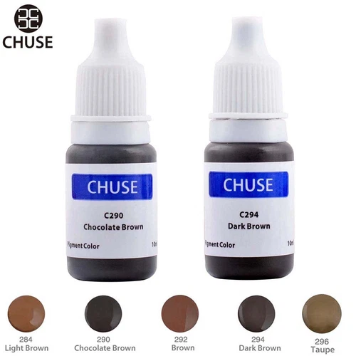 CHUSE Permanent Makeup Pigment Microblading Eyebrow Ink Color True Shadow Tint - product listing photo