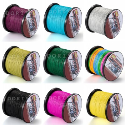 6lb mono pink fishing line ebay Spider 500M/546yds All Colors 6LB-100LB Power Dynema Braided Fishing Line  Pro