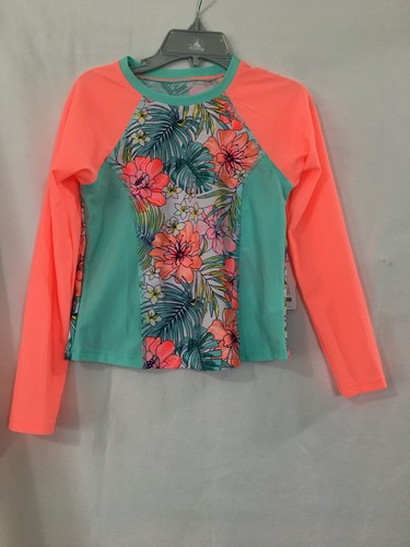 New Wonder Nation Floral Rash Guard Top shirt 1pc Swimsuit UPF 50+ U pick - Picture 4 of 5