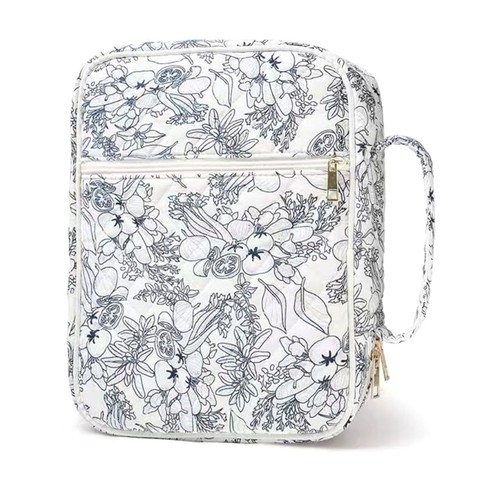 Reversible Cotton Bag Featuring Secure Slide Pockets And Front Zippers - Picture 13 of 14