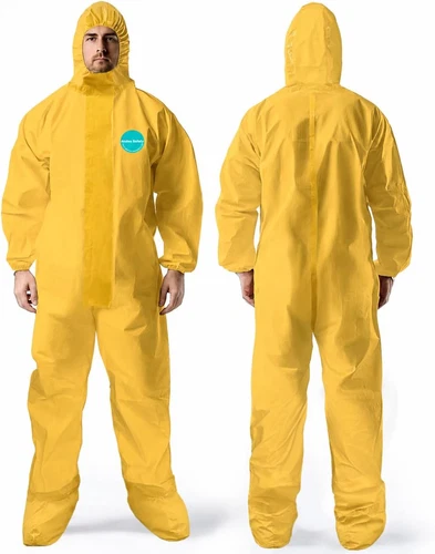Andes Chemical Protection Coverall with Boots, Hazmat Suit - product listing photo