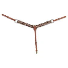 MARTIN SADDLERY 2in Mohair-Alpaca Fiber Breast Collar (BC2MA)