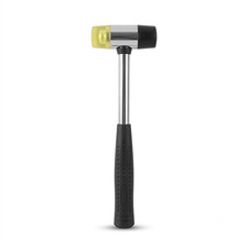 25mm Rubber Mallet Soft Face Hammer Double Sided Grip Handle DIY AU