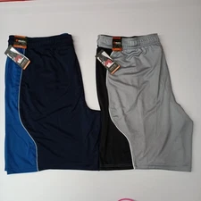 2 AND1 Fashion Basketball Shorts Men’s Size 3XL XXXL Gray Blue Black 10" Inseam