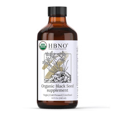 Organic Black Seed Oil - Huge 8Oz 240Ml Glass Bottle Value Size - USDA Certifi