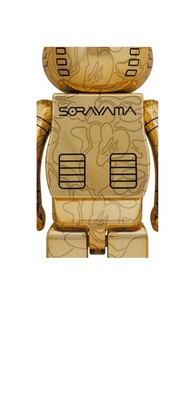 BAPE HAJIME SORAYAMA 1000% Bearbrick Gold Chrome Be@rbrick A