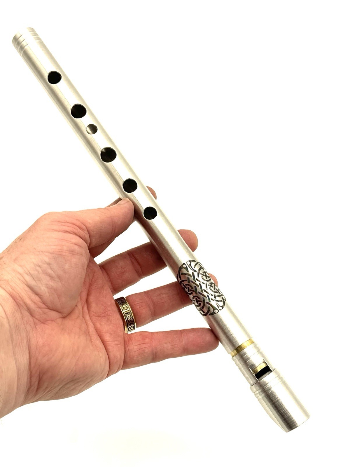 Signature Series Aluminum High C# Irish Tin Penny Whistle By Nick Metcalf Custom