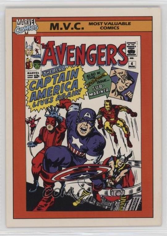 1990 Impel Marvel Universe MVC The Wasp Captain America Thor Iron Man Namor 1md