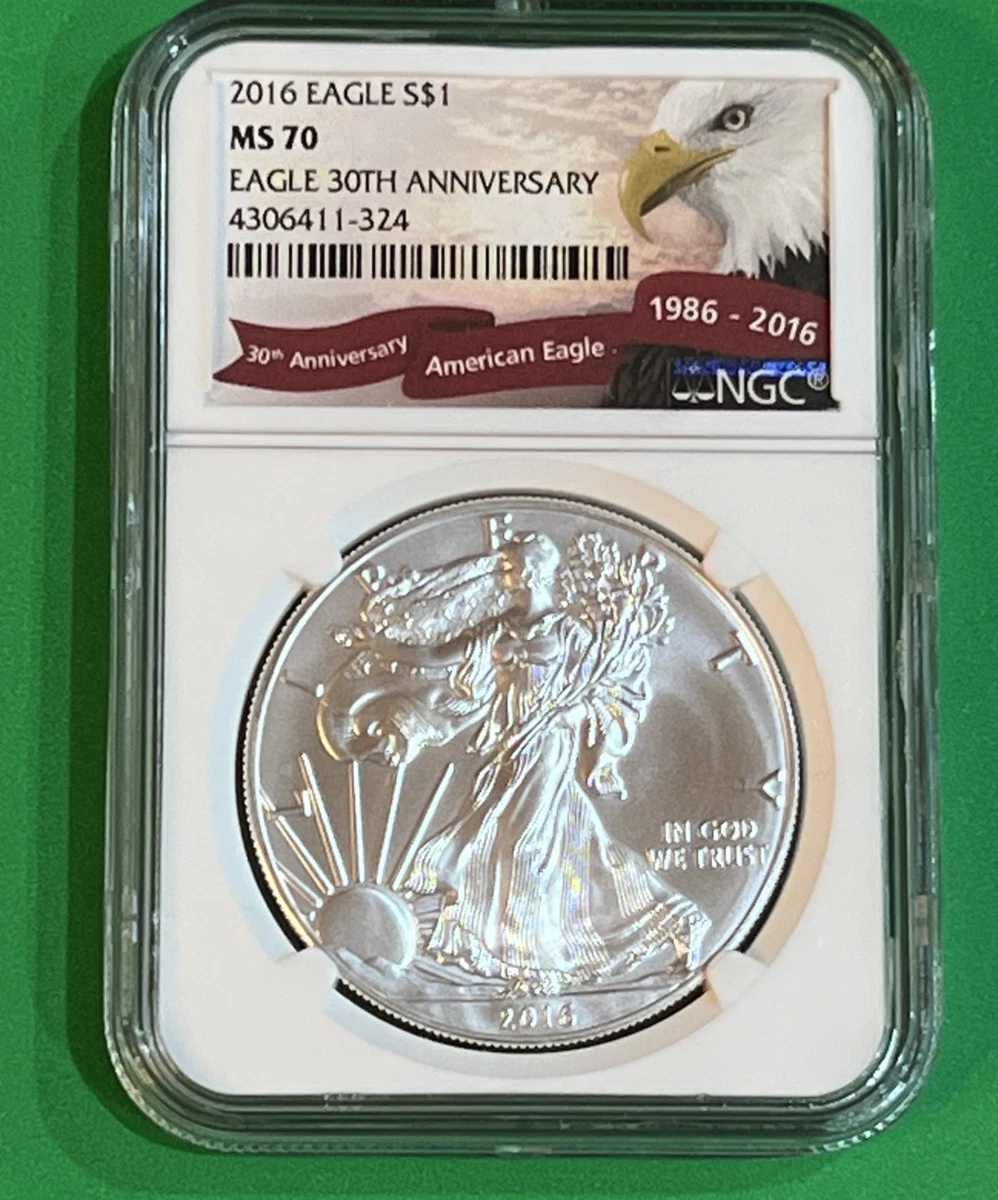 American Eagle MS 70 Graded 2016 Silver Bullion Coins for sale | eBay