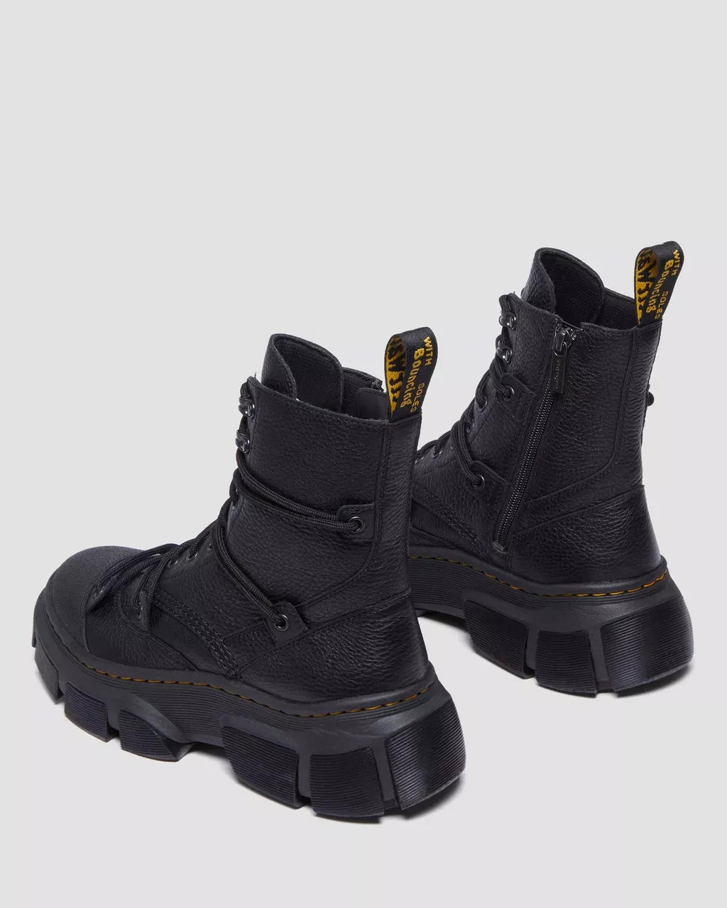DR. Martens DMXL 8-Eye Leather Boots Black image 3