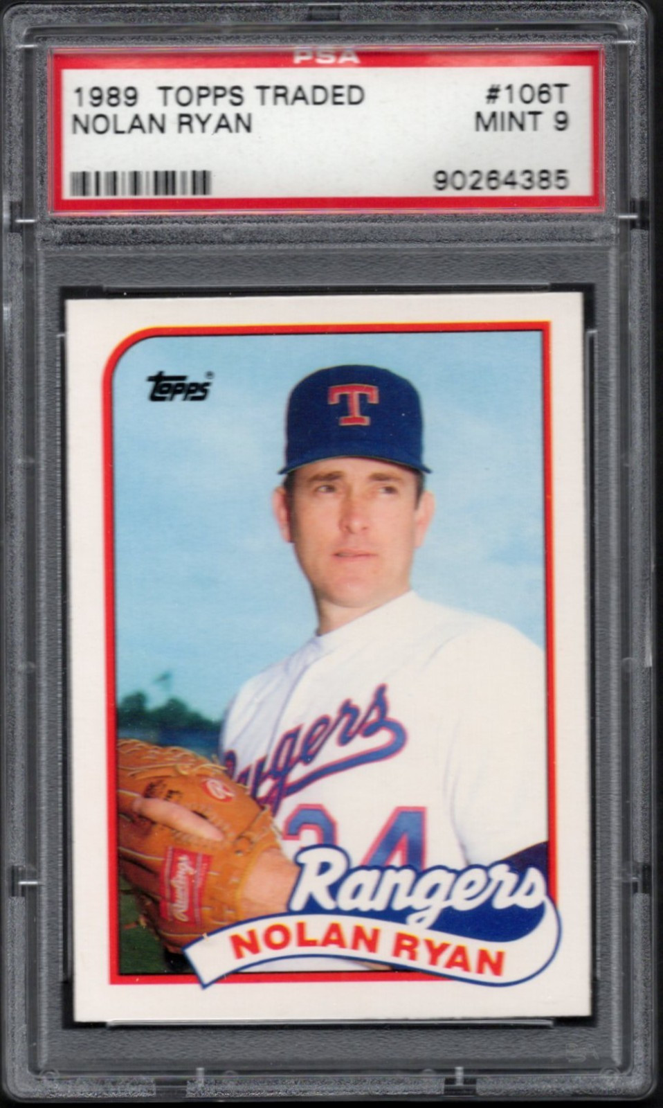 1989 TOPPS TRADED NOLAN RYAN #106T PSA 9