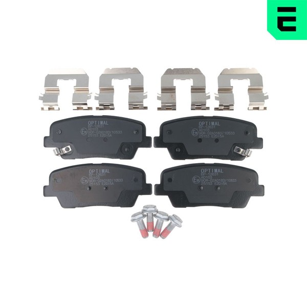 Optimal BremsbeläGe BremsklöTze Hinten FüR KIA Sorento II XM 2.2 Crdi 4WD-image