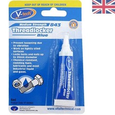 6ml V-Tech Medium Strength Thread Lock - Chemical Resistant, Water Resistant