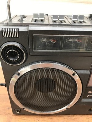 SHARP GF-303SB THE SEARCHER Boombox Radio Works AS-IS Used From