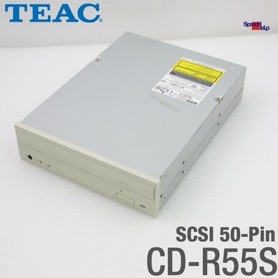 BESTEN TEAC CD-R55S CD-RW BRENNER RECORDER DRIVE LAUFWERK SCSI 50-POL 12x/4x/2x