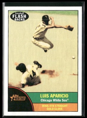 Luis Aparicio 2010 Topps Heritage Baseball Flashbacks #BF8 Z1