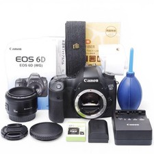 Canon EOS 6D Full-Frame Single-Lens 50mm Wi-Fi Smartphone Transfer