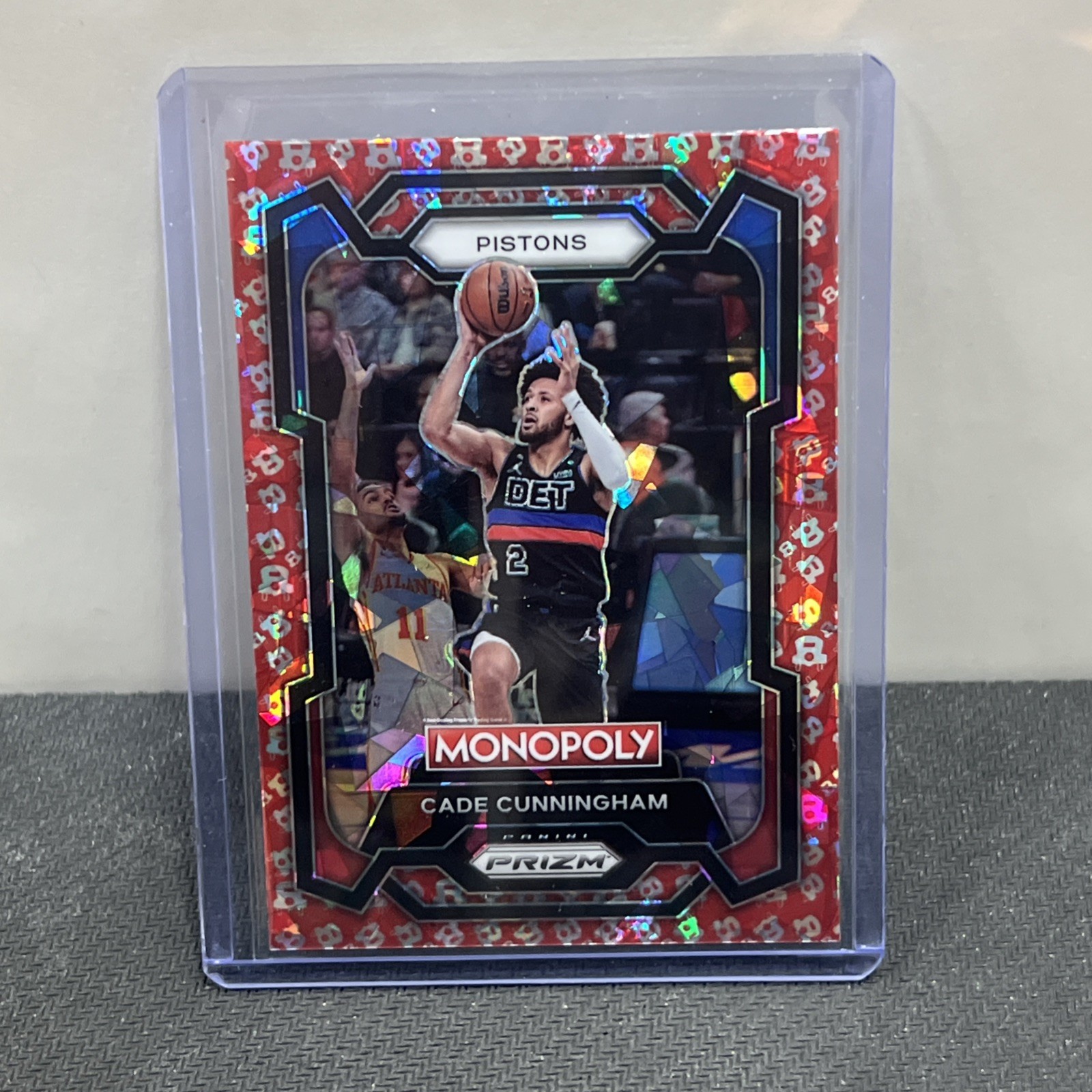 2023-24 Panini Prizm Monopoly - Cade Cunningham #25 Free Parking Prizm