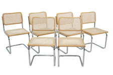 Lot de 6 chaises Cesca B32 – design Bauhaus inspiré de Marcel Breuer