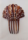 Vtg. Victorian/spanish Style Hair Comb And Mother Of pearl Carved Bird Hair Pin — photo 5