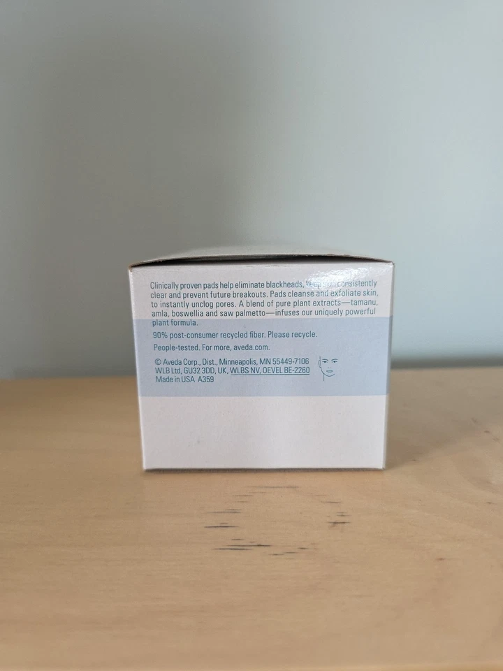 Almohadillas de alivio del acné Aveda Outer Peace ~ *Descontinuadas*  Foto 3 de 4