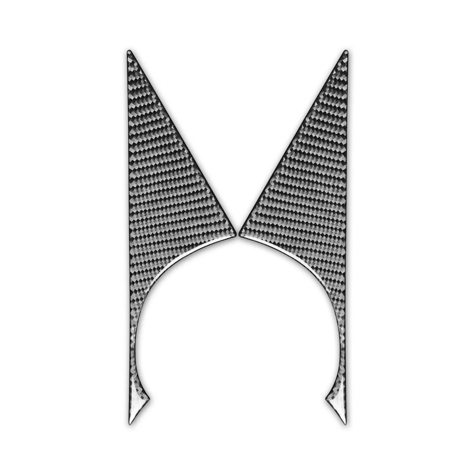 Carbon Fiber Side Rearview Mirror A-Pillar Triangle Cover For BMW Z4 E89 2009-16 - Image 2 of 4