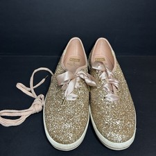 Tenis Keds X Kate Spade New York Oro Rosa Campeón Brillo Talla 10 M