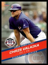 2018 Chris Valaika Choice Minor league Rookie Card Iowa Cubs. rookie card picture